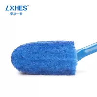 鱼缸刷长柄水族箱玻璃清洁工具鱼缸擦加长双面养鱼用品设备无死角 绿色