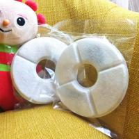 [优惠]正版小花猫咪自动循环饮水机滤芯圆形过滤棉水泵配件宠物 滤芯2片装[散]