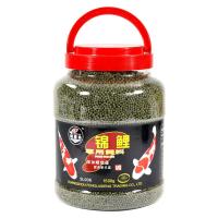 特价 锦鲤鱼饲料1500g金鱼粮 增色鱼食 富含螺旋藻 中粒1500g
