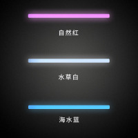 鱼缸灯管防水三基色t8照明灯小型草缸水草灯水族箱灯小型龙鱼专用 10W水草白33cm