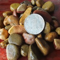 园艺盆景大石头水培养花鱼缸庭院造景地垫小石头5斤约650粒 1-3cm小鹅卵石 5斤约650粒