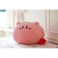 日本任天堂星之卡比毛绒公仔玩偶宠物小精灵Kirby布娃娃抱枕靠垫 星之卡比抱枕(圆眼款) 小号(18厘米左右)