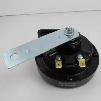 摩托车汽车货车蜗牛喇叭高低音超响防水12V24V小车轿车通用改装 12v蜗牛高音喇叭一个 双喇叭 通用