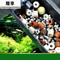 过滤鱼缸细菌过滤养鱼屋球水族箱套装滤材材料净水合一盒十
