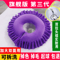 美容院长脚枕糖果枕足浴按摩推拿腿枕头含芯保健枕美容床洞趴枕 第3代 趴枕[紫色]带芯可拆洗