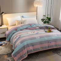 毛毯加厚冬季珊瑚毯子毛巾盖毯法兰绒床单人午睡空调小被子 呆萌小猪 70cmX100cm[一等品]