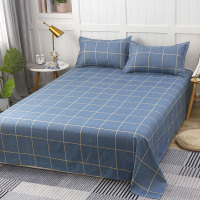 网红床单单件单人双人水洗棉学生宿舍儿童ins1.5m加厚被单1.2冬季 富士山下 [单床单]1.2x2.1m-(适合宽0