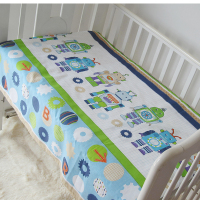 亏清仓40支纯棉斜纹布料无荧光婴儿床全棉单件幼儿园儿童床床单 亏清仓1 40支纯棉床单 135X90厘米