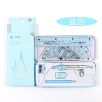 可爱尺子套装儿童小学生文具学习用品格尺 波浪尺直尺三角尺量角器多功能20cm透明软尺四件套三角板 规尺 - 8件套(