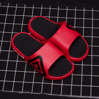 夏季凉拖鞋女室内居家软底拖鞋外穿时尚浴室洗澡学生宿舍情侣拖鞋 大红 36-37