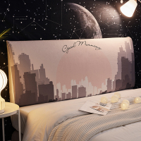 全包床头套罩软包网红款北欧ins风格床套靠背保护套厚防尘罩通用 CTZ金丝绒-城市之间GUL 长度120cmx高度50-