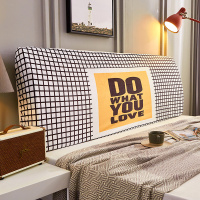 床头罩万能床头套全包床靠背北欧风格软包通用床套保护套北欧ins Do You 1.2米(适合1.1-1.4米床头使用)
