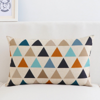 大号抱枕腰枕汽车办公室座椅子沙发护腰靠枕长形抱枕靠垫背含芯套 XBO-011 30X50cm（仅枕套）