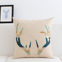 抱枕靠垫办公室腰靠枕客厅沙发座椅子护腰棉亚麻布靠背含芯北欧风 BO-008 45x45cm 含芯/优质