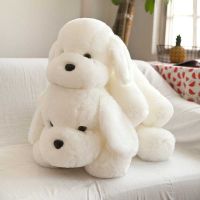 可爱小趴狗公仔毛绒玩具汽车装饰儿童玩偶抱枕布娃娃生日礼物女生 项圈狗 25厘米