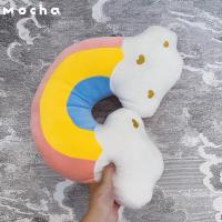 ins网红彩虹月亮云朵抱枕软陪睡娃娃毛绒玩具公仔玩偶送人礼物女 星辰系列—彩虹 见详情