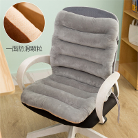 办公室靠垫护腰神器宿舍椅子腰部靠枕孕妇久坐腰枕腰靠座椅靠背垫 纯灰色[一面水晶超柔,一面防滑颗粒] 小号70*35CM[