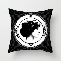 北欧沙发靠枕几何简约黑白轻奢抱枕套家居沙发靠枕靠垫套午睡枕 DRD129-1 40*40不含芯