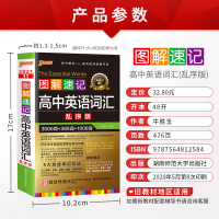 PASS绿卡图书图解速记高中英语词汇乱序版3500词+1000词高考英语工具书速查速记全彩版2021高一高二高三随身记单