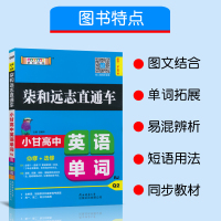 2021新版 小甘图书 高中英语单词直通车 高中英语速记口袋书知识大全清单资料书 柒和远志直通车 小甘图书高一高二高三适