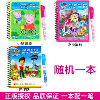 神奇水画本儿童清水画反复涂鸦画画本宝宝涂色书幼儿园益智水画册 专柜随机1本