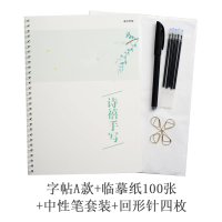 诗禧字帖女生字体漂亮练字帖练字大学生成年男成人行书行楷楷书正楷钢笔硬笔临摹手写体苏逸云书法练字本 诗禧手写+临摹纸100