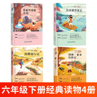 全套4本 六年级必读课外阅读书籍下册经典书目老师推荐鲁滨逊漂流记正版小学生版爱丽丝漫游奇境尼尔斯骑鹅旅行记汤姆索亚历险记