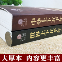 正版 全套2本 中华上下五千年+世界上下五千年 历史馆白金版世界中国通史中国历史青少年世界名著史记学生 版历史文学 课外