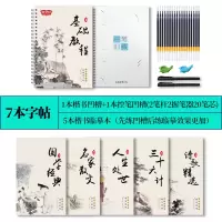 控笔训练正楷凹槽练字帖成人行楷书速成钢笔字帖行书小学初中高中大学生临摹本漂亮男女生成年反复21天练字贴神器字体手写书法硬