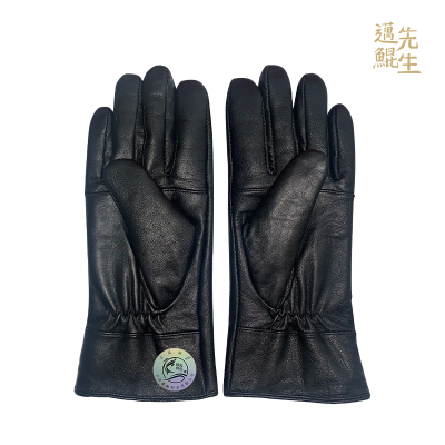 冬季黑色防寒羊皮皮手套(女款)G-003常规款手套