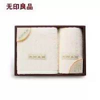 无印良品 道品毛巾浴巾礼盒 纯棉毛巾浴巾套装 LHMY1506
