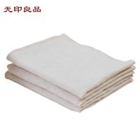 无印良品 婴儿面巾毛巾纯棉 加厚柔软吸水童巾 宝宝洗脸巾单条