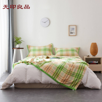 无印良品夏凉被毛巾被纯棉双人夏季薄款纱布空调毛巾毯平行宇宙