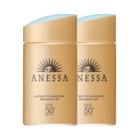 [2瓶装]资生堂ANESSA/安热沙/安耐晒小金瓶 防水隔离防晒霜乳喷雾SPF50+ 60ml