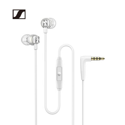 森海塞尔(Sennheiser) CX300S 手机运动音乐耳机 有线入耳式 纯净音质 智能线控 白色