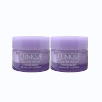 [清洁净化一步到位]CLINIQUE 倩碧紫胖子卸妆膏15ml*2 面眼唇部 温和卸妆膏洁面乳 旅行装中小样 绝不残留