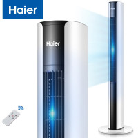 海尔(Haier)塔扇电风扇无叶风扇家用遥控定时音轻落地扇摇头学生宿舍办公卧室立式电扇空气循环风扇FZY1102A遥控款
