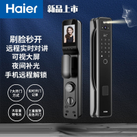 海尔智能门锁HFA-25SV-U1(X3pro)指纹锁全自动人脸识别智能锁实时对讲 SV25 人脸识别+实时对讲