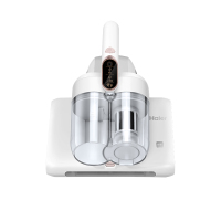 海尔(Haier)除螨仪[升级]双杯尘气分离 UV-C杀菌除螨虫 滚刷强拍打 立体56℃热风烘干床宝CX5W