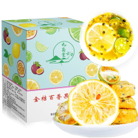 金桔百香果茶柠檬片茶饮90克/盒 h