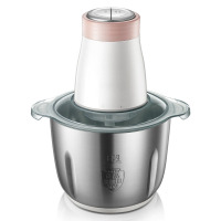 尤尼熊绞肉机家用电动3L大容量304不锈钢多功能切菜碎肉料理机A12-3L-G