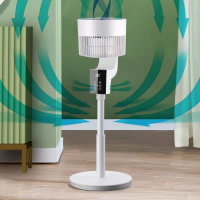 长虹空气循环扇360度8字摇头超大风力立式智能触摸款CFS-LD1912R