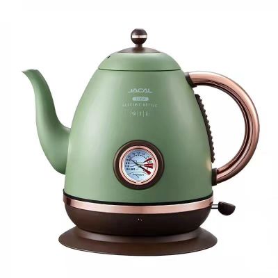 积高(JACAL)烧水壶食品级不锈钢煮茶咖啡保温壶 303橄榄绿