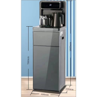 美菱新款茶吧机C7冷热款饮水机家用办公用下置水桶双出水口大屏显示