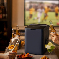 小熊(bear)制冰机小型家用可视窗口全自动冰块制作机 ZBJ-B01W1