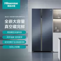 海信冰箱BCD-600WTDGVBPIV1北海冰釉