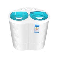 双桶双缸小型半全自动洗衣机家用甩干脱水婴儿童学生小洗衣机|4.5KG升级款双桶蓝色(带过滤网)