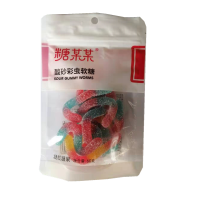 糖某某酸砂彩虫软糖60g