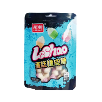 乐潮蛋糕橡皮糖综合口味60g