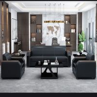 鸠兹国景WHJ-SF01商务办公沙发会客接待室
